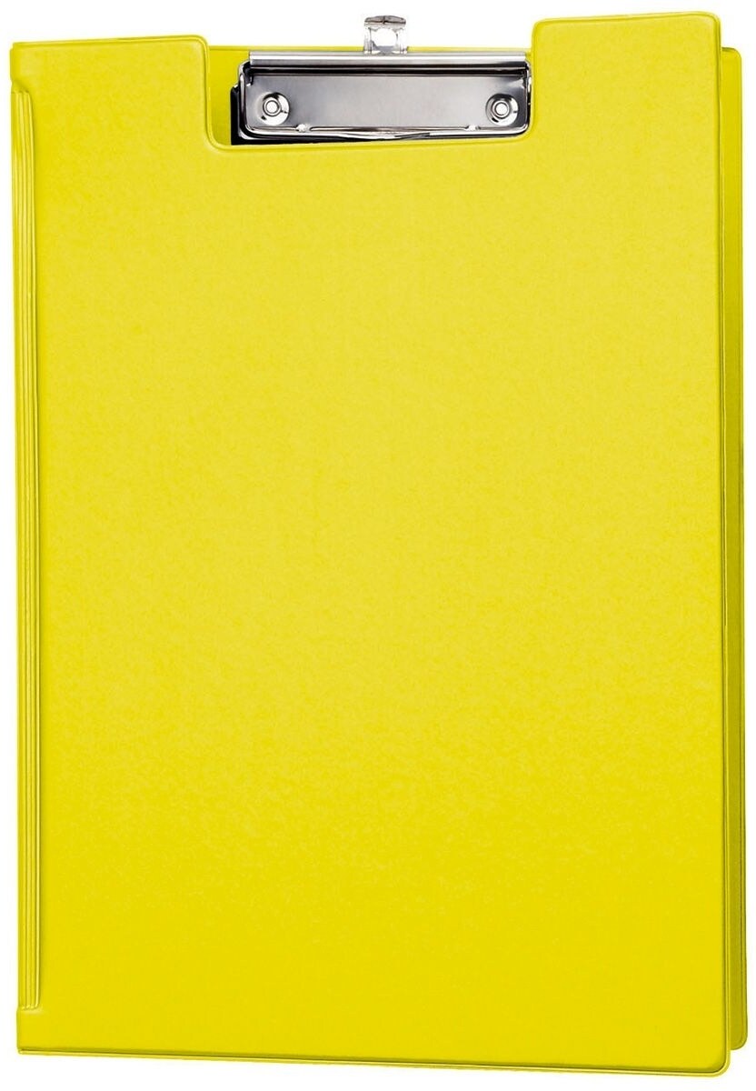 MAUL Schreibmappe mit Folienüberzug A4 hoch gelb Packung mit 12 Stück Image
