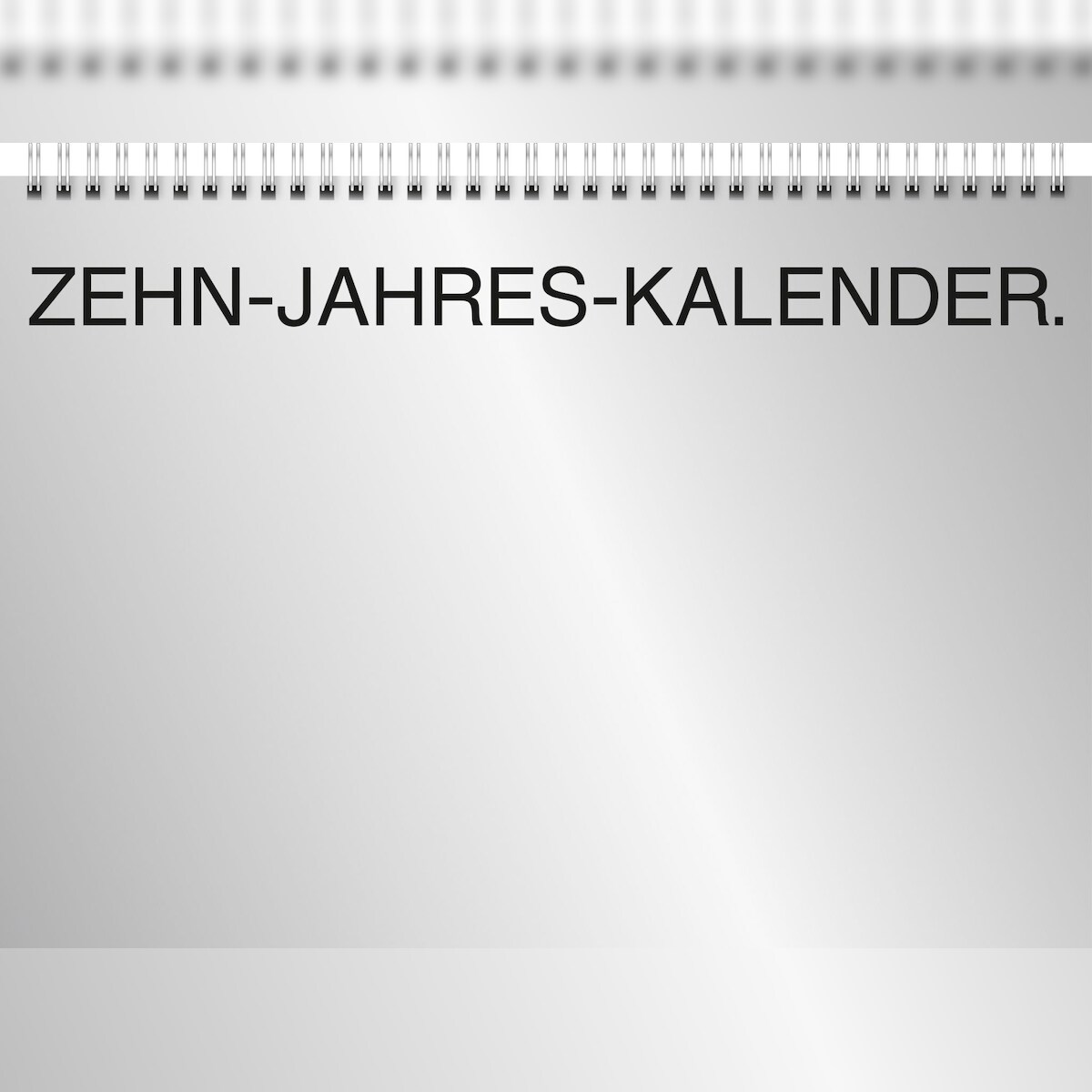 2026 Brunnen Zehnjahres-Kalender 2026-2035 A4 quer 297×210 mm Image