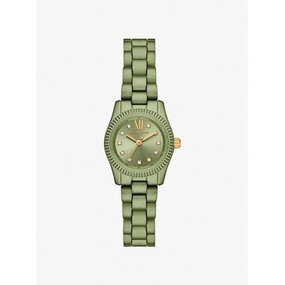 Mk Limited-Edition Petite Lexington-Tone Watch - Green - Michael Kors Watches