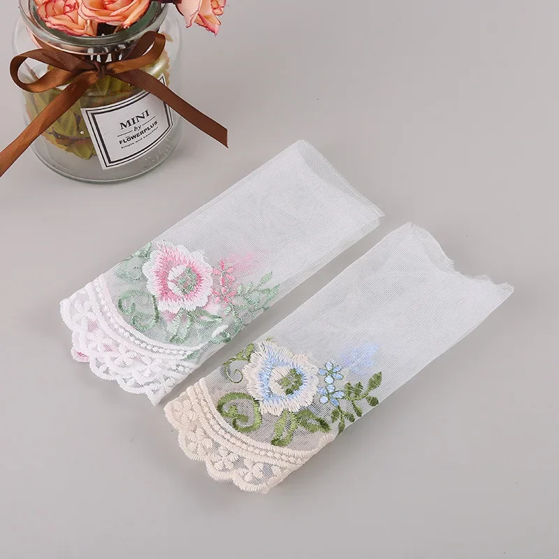 Embroidered Lace Trim Purple Series Handmade DIY Clothing Accessories Wedding Floral Embroidery Fabrics Curtains Sofa Sewing