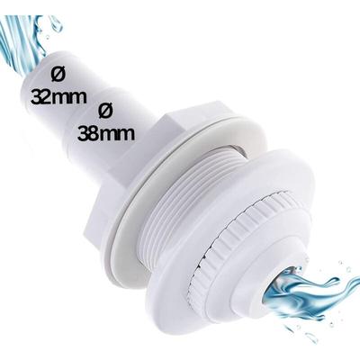 Einströmdüse 14 cm i Einlaufdüse für Pool mit Schlauchtülle 38/32mm i Standard Beckeneinlaufdüse i Image