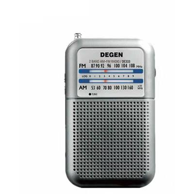 DE-333 Tragbares Mini-Radio, batteriebetriebenes FM/AM-Radio mit Signalanzeige, ausgezeichneter Image