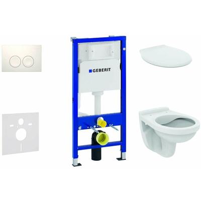 Duofix - Installationselement für Wand-WC Alpha mit WC-Sitz, mit Betätigungsplatte Delta21, Image