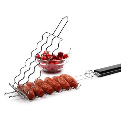 SNQ - EJ.Life BBQ-Grillkorb, Metall-Grillwurstständer für 6 Hot Dogs, Image