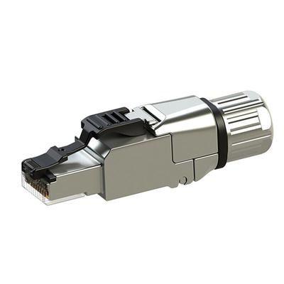 Telegärtner - 100023090 RJ45-Steckverbinder cat 8.1 100023090 Stecker Polzahl Sensoren 8P8C Metall 1 Image