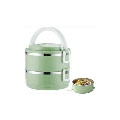 Tragbare Lunchbox 1400 ml aus 304 Edelstahl mit Griff – isolierte Lunchbox für Schule, Büro, Image