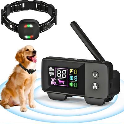 KZQ - 2-in-1-kabelloser elektrischer Hundezaun, Begrenzungssystem für Haustiere mit Image