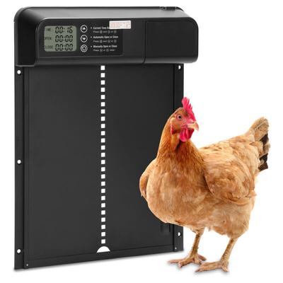 Swanew - Automatische Hühnerstalltür mit Zeit- und Handmodus, LCD-Display, IPX4 wasserdicht, Image