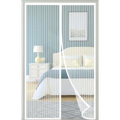 Moskitonetz-Türfenster, 80 x 210 cm, weiß, magnetischer Moskitonetz-Fenster ohne Bohren, Image