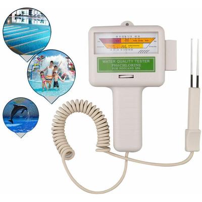 Elektronischer Chlor- und pH-Tester für Schwimmbäder – Wasserqualitätsmessgerät Image