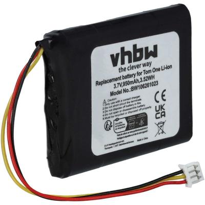 Vhbw - 1x Akku Ersatz für Maxwell IPC653443 für gps Navigation Navi (950 mAh, 3,7 v, Li-Ion) Image