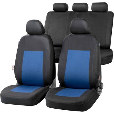 Autositzbezug Sandray, PKW-Schonbezüge Komplettset blau/schwarz Image
