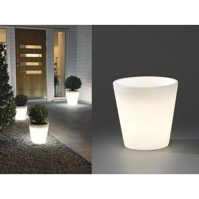 Beleuchteter Pflanzkübel Outdoor led Blumentopf ø 37cm Terrassenbeleuchtung Image