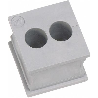 Icotek - kt 2/6 Kabeldurchführung geschlitzt Klemm-Ø (max.) 6 mm Elastomer Grau 1 St. Image