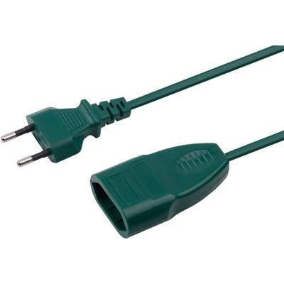 Meister - Euro-Verlängerung - 5 m Kabel - grün - Kunststoffleitung - IP20 Innenbereich - Ideal für Image
