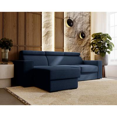 E-meubles - Ecksofa mit Schlaffunktion und Bettkasten - Universelle Ottomane, Couch für Wohnzimmer, Image