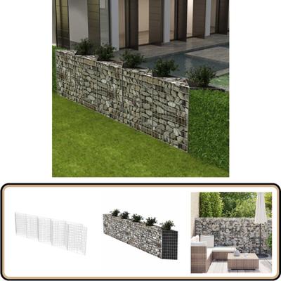 Gabionenkorb Pflanzkasten Gemüse-Hochbeet Stahl 300×30×100 cm - Gabionenkorb - Stahltank Image