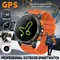 LIGE Outdoor GPS Smart Uhr Männer Taschenlampe 1,43'' AMOLED Bildschirm Sport Uhr 530mAh Große Batterie Kompass Höhenmesser Smartwatch
