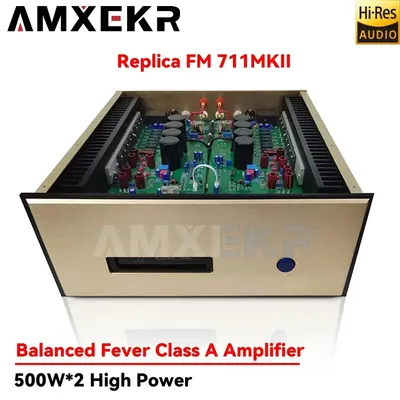AMXEKR Reproduktion FM711 MKII Leistungsverstärker Klasse AB 250W*2 HiFi Home Image