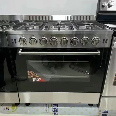Kitchen Appliance Gas Stove 6 Burners Gas Range Standing Stove With Oven