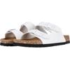 Sandale CRUZ "Whitehill W cork sandal", Gr. 38, weiß, Synthetik, sportlich, Schuhe