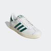 Sneaker ADIDAS ORIGINALS "GAZELLE", Gr. 43, core weiß, collegiate grün, cream weiß, Leder, Synthetik, sportlich, Schuhe