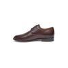 Schnürschuh HENRY STEVENS "Wallace PD", Herren, Gr. 48H, braun (dunkelbraun), Leder, elegant, Schuhe