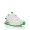 Sneaker PLEIN SPORT "Ps", Gr. 35, Normalschaft, 0105, weiß, grün, Schuhe