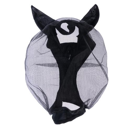 Nomad Tales masque anti-mouches avec oreilles, noir cob cheval