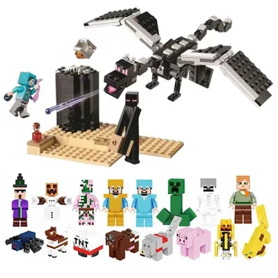 228 Stück Shadow Dragon Battle Slayer Pearl Actionfiguren My World Village Bausteine Spielzeug für Image