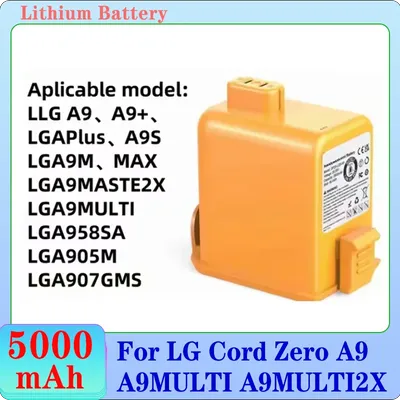 Ersatzakku kompatibel mit LG Cord Zero EAC 63382204 A9, Image