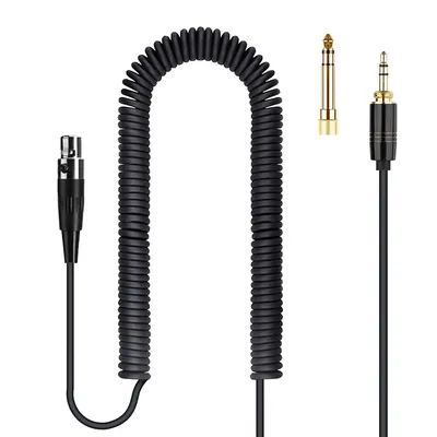 Poyatu HD490 Pro Federspiralkabel für Sennheiser HD 490 PRO, HD 490 PRO Plus Kopfhörerkabel Image