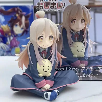 Original genuine TAITO Cute Desktop now I'm your sister! 13cm Oyama Mahiro with uniform cartoon cake