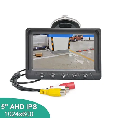 DIYKIT 1024x600 5Inch AHD IPS Car Rear View Monitor Digital Screen Display Support VCD DVD GPS Car