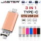 Chiavetta USB OTG 3 IN 1 ad alta velocità TIPO C Pen Drive 64 GB 32 GB 16 GB 8 GB Pendrive USB 2.0 Memory Stick per IPhone 15 Chiavetta USB