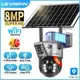 LS VISION 4K 8MP PIR Telecamera solare 4G Sim Doppi schermi WiFi esterno Batteria solare CCTV IP