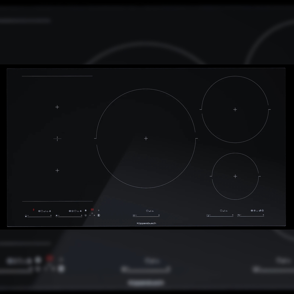 Küppersbusch 90 cm Induktionskochfeld mit 1 Flexzone und glideControl+ KI9550.0SR Image