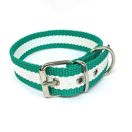 Global Network - Collier pour chien drapeau andalou en nylon avec renfort en cuir 50 cm Offre