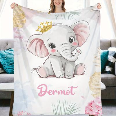 TEMU Name Fleece Blanket, Personalized , , , , , 200-250g , Home & Kitchen Bedding, Image