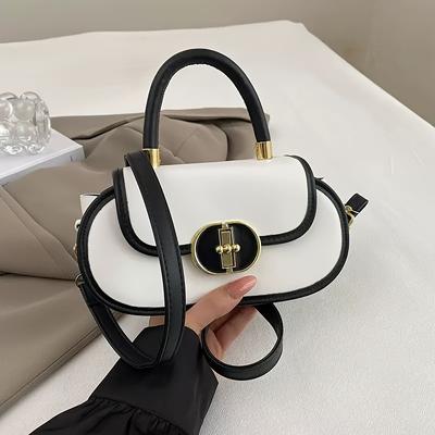 TEMU Casual Trendy Small Square Bag, Single Shoulder Crossbody Bag, Lightweight Luxury Brand Sense Versatile Spring/summer Frosted Handbag, Crossbody Wallet For Women Image