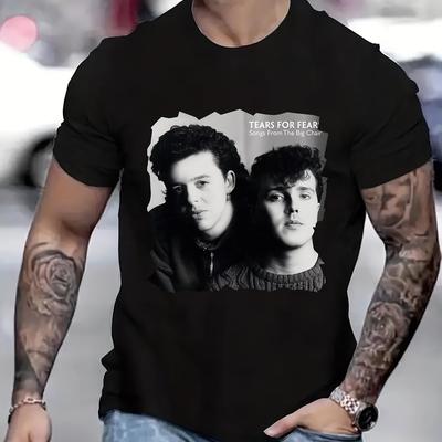 TEMU Tshirts For Men Shirts For Men Anime Things Gifts For Men Tops For S Anime Men T Shirt Printed Tshirt B5023932, Plus Size Image