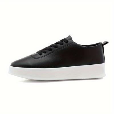 TEMU Men's Casual Sneakers In Korean Style, Versatile And Trendy, Featuring Waterproof For Outdoor Running. Image