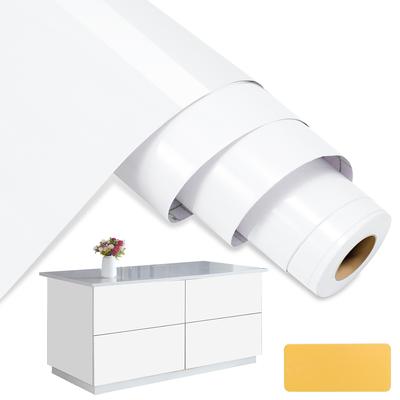 TEMU Furniture Adhesive Foil High-gloss 61 Cm X 5 M - Furniture Foil Self-adhesive Decorative Foil For Kitchen Cabinets Table Foil Window Sill Kitchen Glossy Image