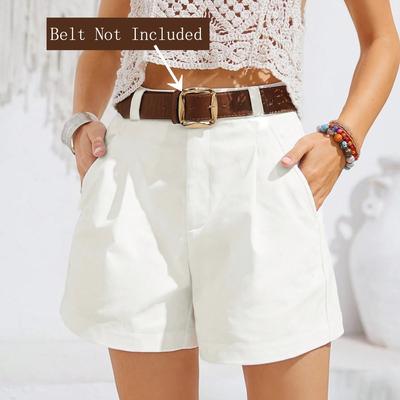 TEMU High-waisted, Elegant Work Shorts For Women Are A For Summer. Image