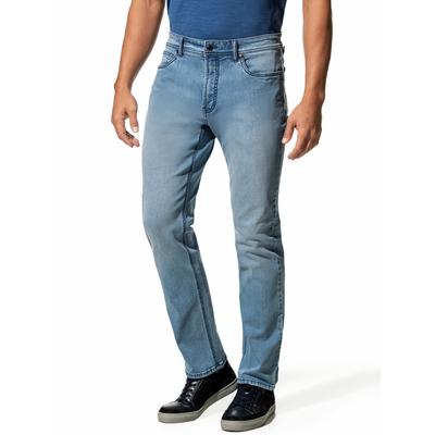 Walbusch Herren Jeans-Hose Sattlerstich Hellblau Image