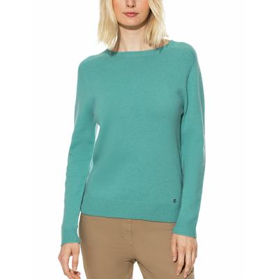 Walbusch Damen Cashmere-Pullover Nahtlos Gruen Image