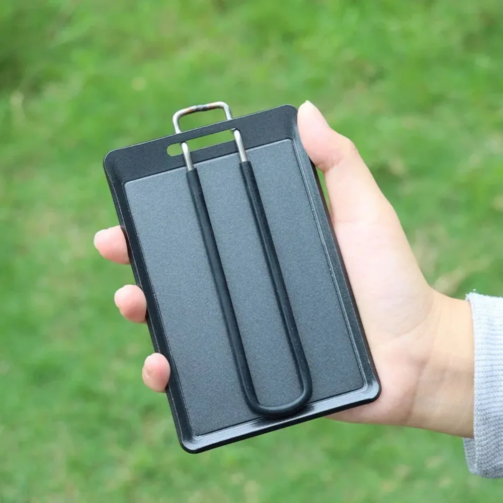 Camping-Bratpfanne Tragbare Outdoor-Grillpfanne BBQ-Backformen Reise-Camping-Kochgeschirr Grillwerkzeuge BBQ-Bratplatte Image