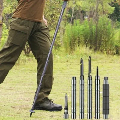CEOI GWOK Lightweight Compact Trekking Poles Quick Lock System Ergonomic Grip Perfect Trekking Hiking Climbing Trekking Poles
