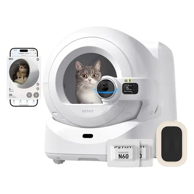 PETKIT Purobot Ultra Automatic Smart Cat Litter Box Self Cleaning with AI Camera Auto Waste Packing