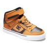 Sneaker DC SHOES "Pure High-Top EV", Kinder, Gr. 2(33), rot (grau, rot), Obermaterial: Leder / Futter: Textil / Außensohle: Gummi, Schuhe